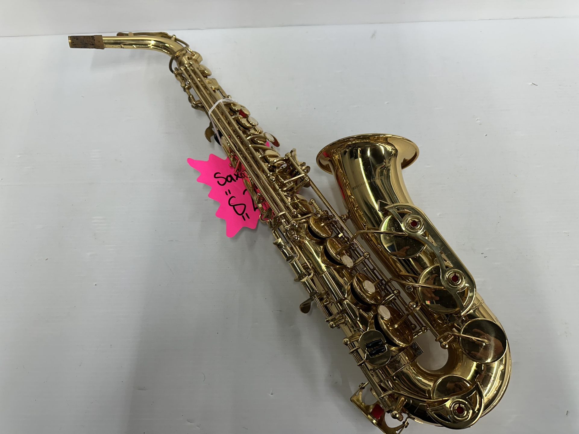 Benjamin Adam’s saxophone 