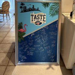 NFL Autograph Signatures!! Perfect Man Cave Display Of NFL Love!!