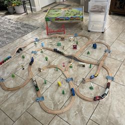 Kids Activity Table With Train Set