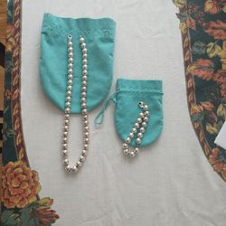 Tiffany And Co. Set. Bracelet And Necklace 