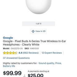 Google Pixel Buds A Series 