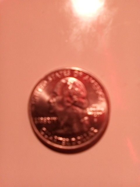 2004 Michigan State Quarter With Die Chips And  Doubling  When Looked Up Retails For $1,400 On eBay Selling For $500