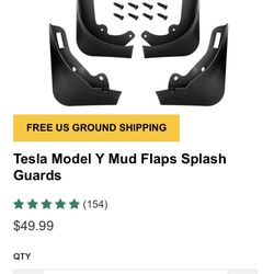 Tesla Y Mud Guards