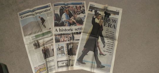 Old newspaper 2009 Obama