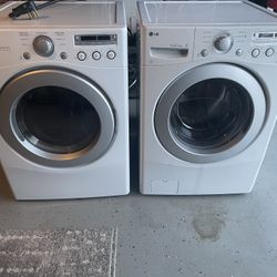LG Front Load Washer And Dryer 