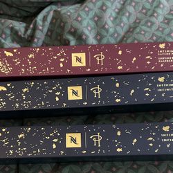 Nespresso Limited Edition Sleeves – Raspberry & Espresso – Sealed – Rare