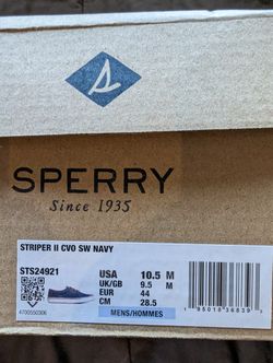 Men's Sperry Striper II Size 10.5 New