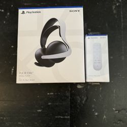 Sony Interactive Entertainment - PULSE Elite wireless headset.  And Remote 