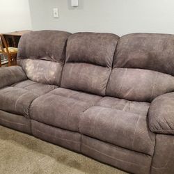 Signature Design by Ashley Sofa with Recliners