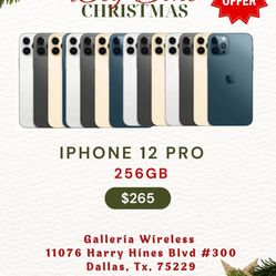 Christmas Deal🎄🎄 iPhone 12 Pro 256 Gb Unlocked 