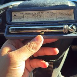 Vintage Mercedes Messko-Hauser Tire Gage 4bar overup 