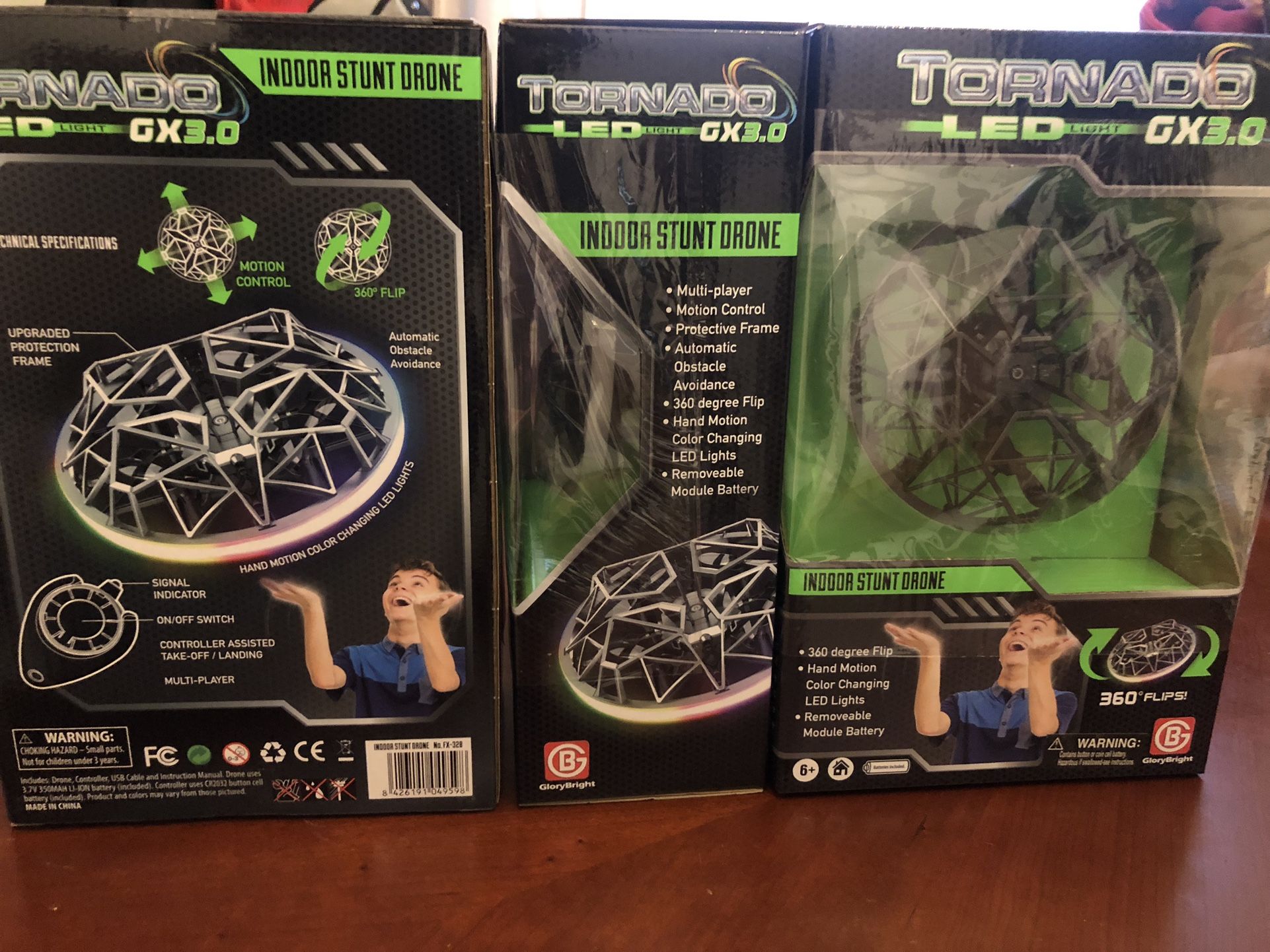 Tornado LED Light Hand Control Drone