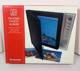 Brand new 2002 Brookstone Talking Photo Album