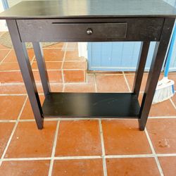Black End Table / Mail Table