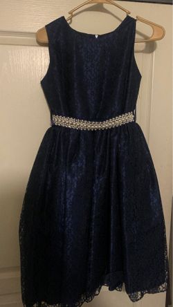 Navy blue formal dress