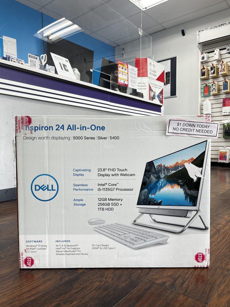 Dell Inspiron 5400 All In One 24Inch -PAYMENTS AVAILABLE-$1 Down Today 