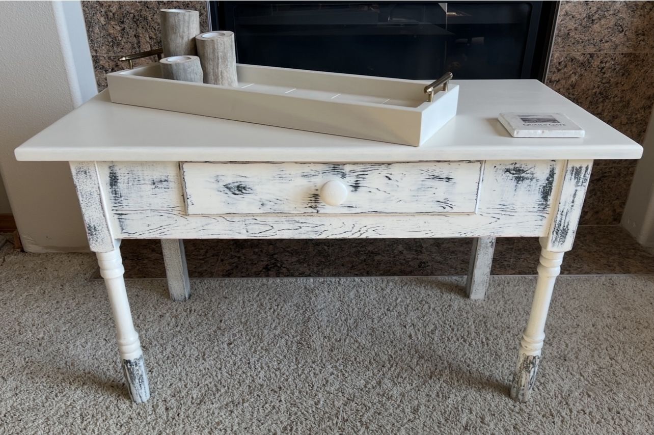 Small Antique Distressed Coffee/Tea Table