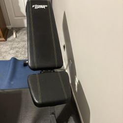 Weightlifting Bench And Weights