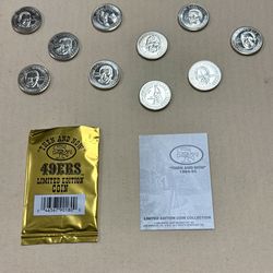 1994-95 SF 'Then & Now' 49ers Limited Edition Coins