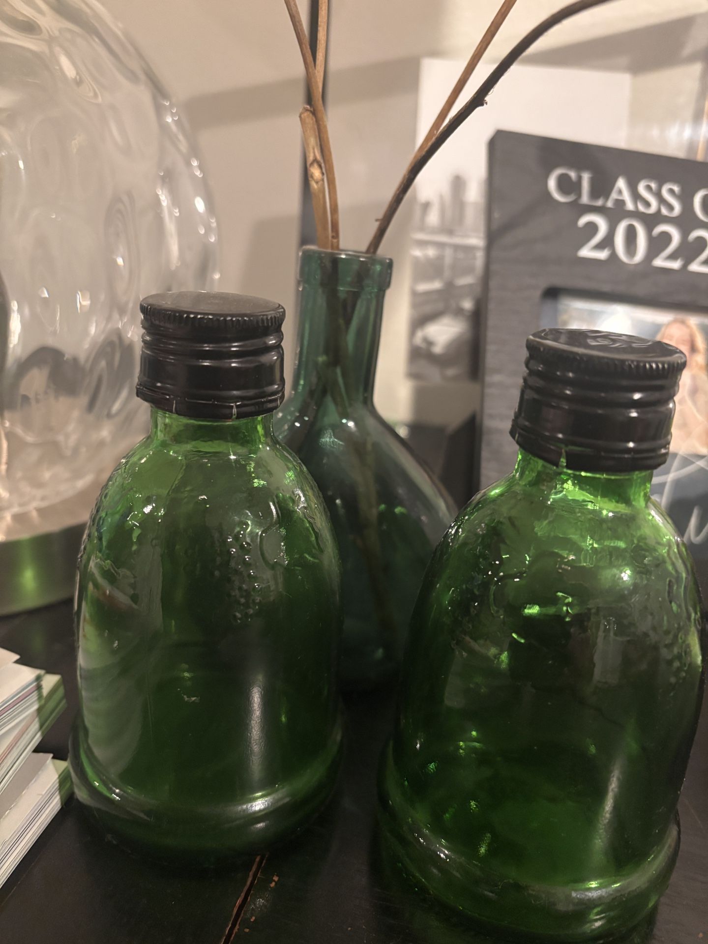 vintage 1976 Wine World miniature wine bottles