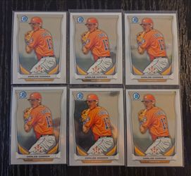 2014 Carlos Correa Bowman Chrome Baseball Cards Lot of 6