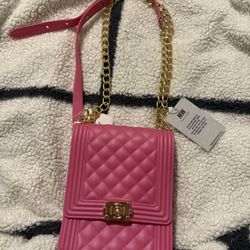 MW - MOST WANTED | Jelly Pink Crossbody Bag