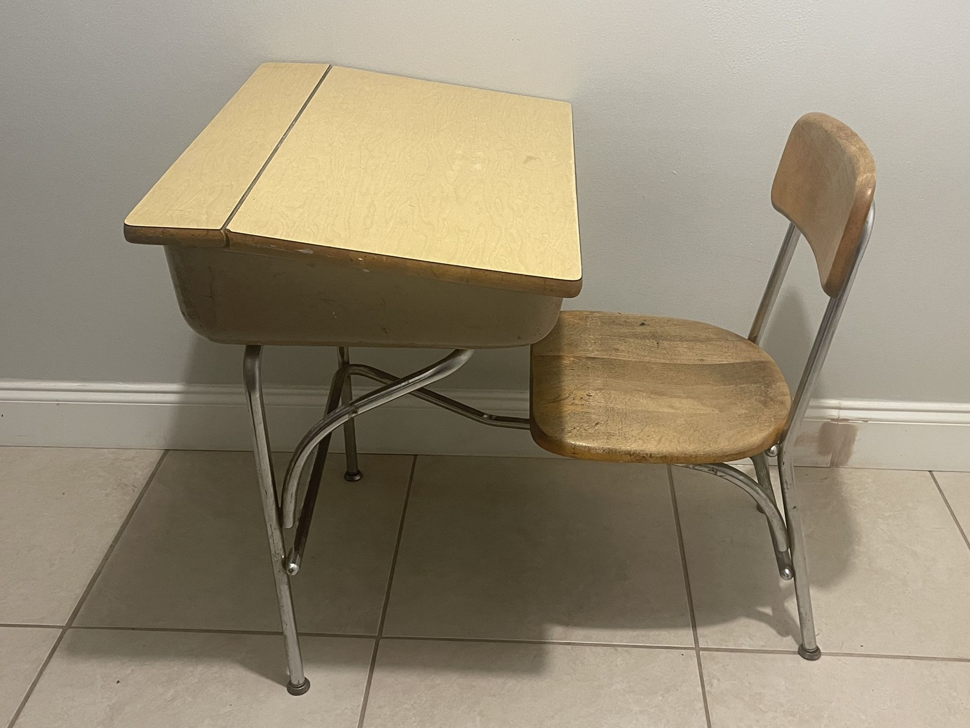 Vintage School Desk