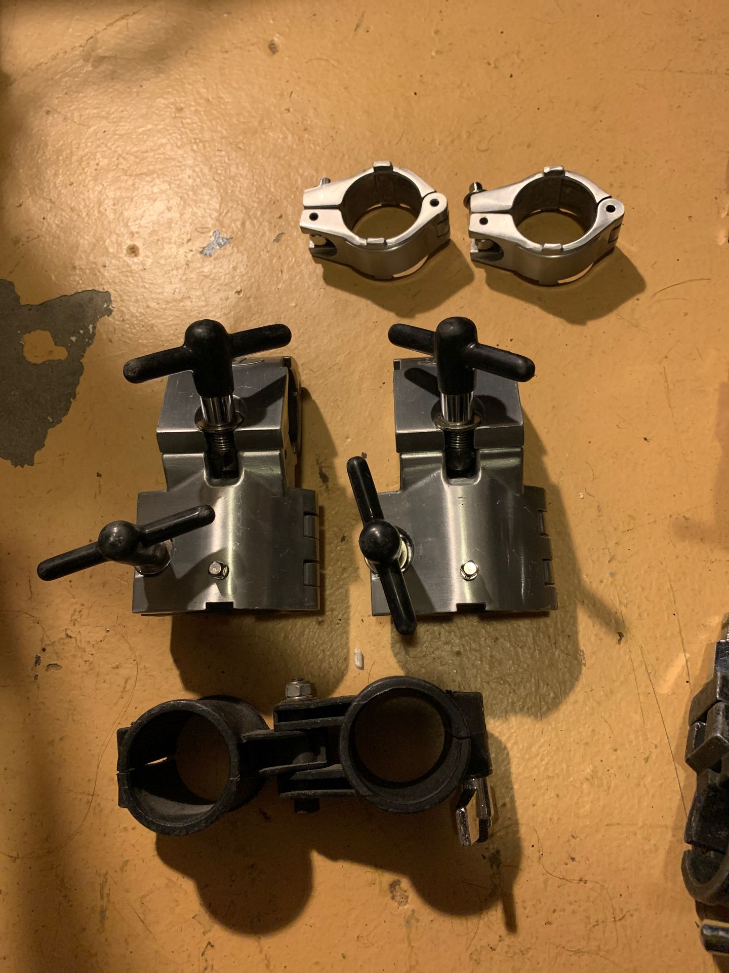Gibraltar Road Series Drum Rack Right Angle Clamp and others
