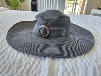 Large Summer Black Hat