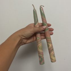 Vintage Swirl Candlesticks