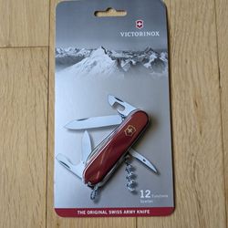 Victorinox Spartan Swiss Army Knife with 12 Functions. Iconic Swiss-Made Genuine. 3.5". 2.1 oz. Versatile From Wood Saw to Scissors.

GENUINE SWISS AR
