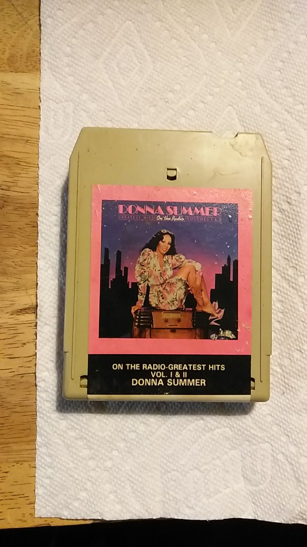 Donna Summer On the radio Greatest Hits volume 1 and 2 8-track tape