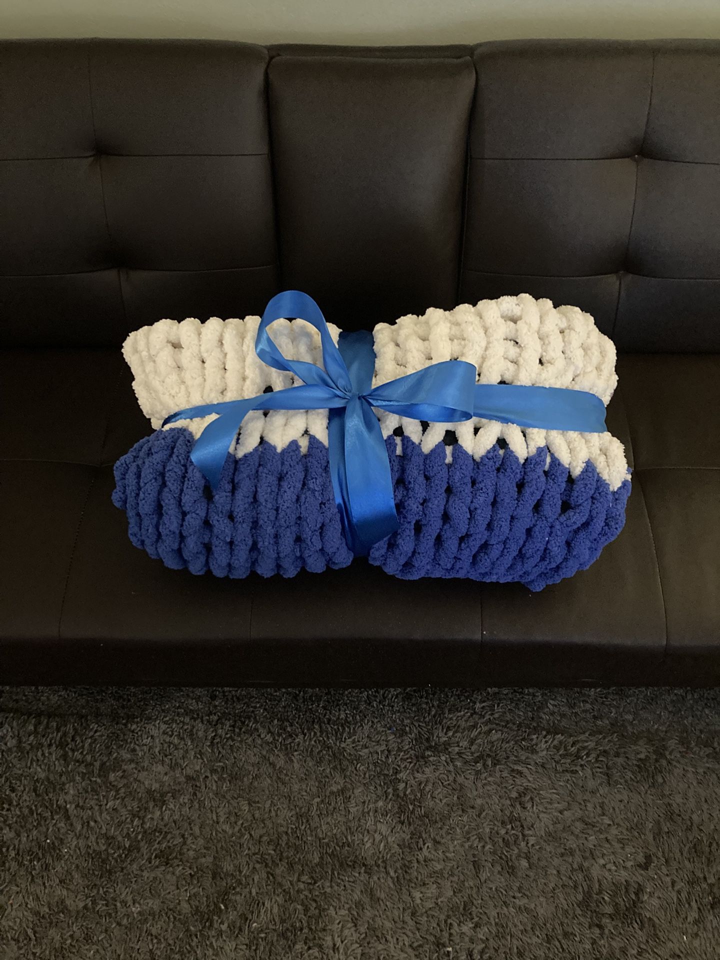 Handmade Very Soft Chenille Sofa Throw