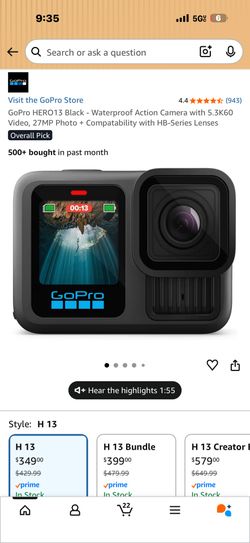 GO PRO HERO 13