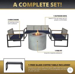 Kinger Home Loren 32-Inch Round Propane Fire Pit Table, Alloy Steel Outdoor Fire Pit with 50,000 BTUs, CSA Certified, Includes Lava Rocks and Weatherp