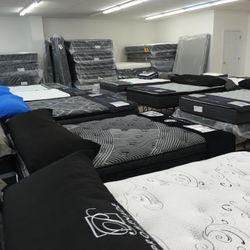 MATTRESS OVERSTOCK CLEARANCE! BRAND NEW QUEEN MATTRESS SETS $129 AND UP! 12 MODELS UNDER $449! $39 TAKE IT HOME! 