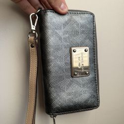 Gray/ Silver Michael Kors Wallet