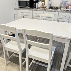 Table and 4 chairs