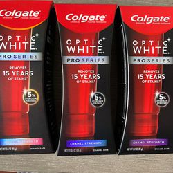 3 Colgate Optic White Pro Series Toothpaste
