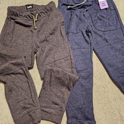 Lee Boys Size 5/6 Rugged Knee Joggers.  $10 Each Set