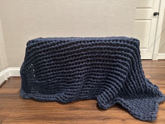 Bearaby Weighted Blanket - Cotton Napper - Midnight Blue / 20