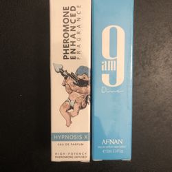 9 AM Men's Cologne Spray - 10ml Travel Size Perfume Mist & CUPID PHERMONE ENHANCED FRAGRENCE