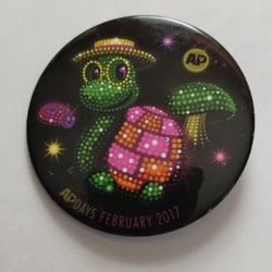 Turtle Float Main Street Electrical Parade AP Days 2017 DLR Button Pin