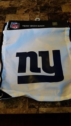 New NFL New York Giants drawstring bag