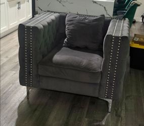 Grey sofa set