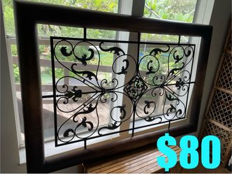 $80 LARGE WALL DECOR GREAT CONDITION ALSO CAN BE USED IN A GARDEN