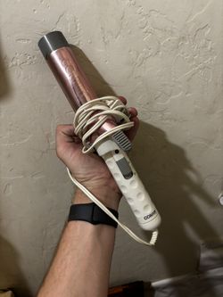 Vintage Conair Pink Barrel Curling Iron ~ Works Model CD150 ~ Big Curls