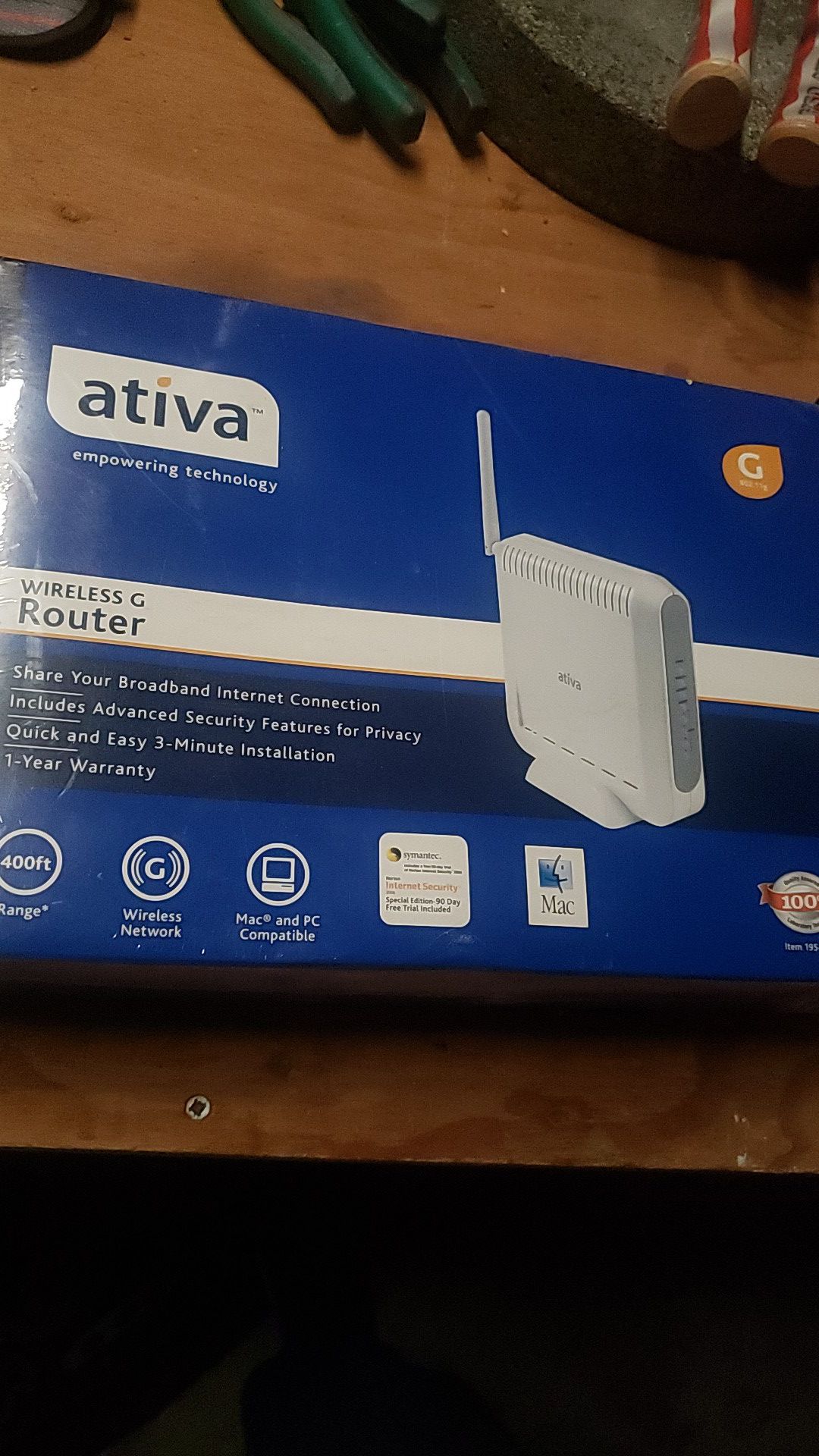 Ativa wireless g router NEW