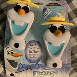 DISNEY FROZEN OLAF BOCA CLIPS FOR TOWEL