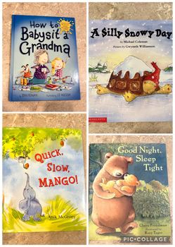 Kids book-LIKE NEW-reading, school, bear, grandma, poems, science